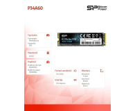 Silicon Power 512GB M.2 PCIe NVMe A60 - 523978 - zdjęcie 3
